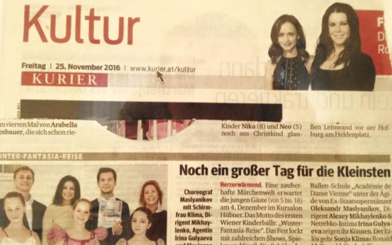 Ballettschule eröffnet den Wiener Ball