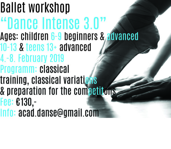 Ballet Workshop „DanceIntense 3.0“